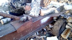Дровокол механический, колун, самоделка,