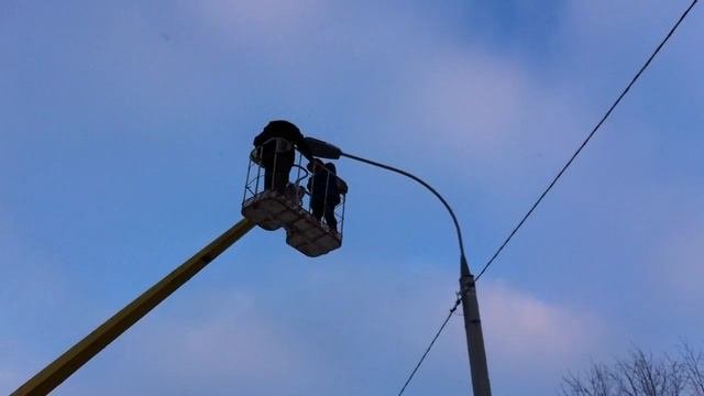 установка светодиодных светильников
