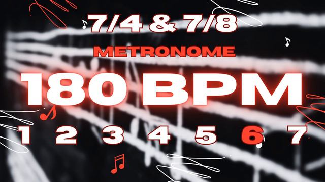 180 BPM - 7/4 & 7/8 Metronome смотреть онлайн
