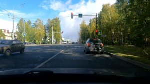 Дорога с Академ городка в район Удачный