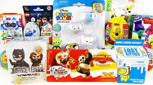 15 Киндер Сюрпризов, Unboxing Kinder Surprise Котята LOST KITTIES,Маша и Медведь,LEGO, Дисней,Лунтик