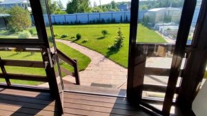 СНТ Культура - остеклили веранду холодным алюминием по технологии Provedal с раздвижными створками