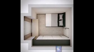 Лайфхак. Интерьер спальной комнаты. #Shorts