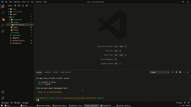 MERN stack secure authentication Part 14 | Deploying the frontend| JWT, Cookies, Bcrypt, React Hook