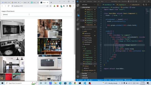 Photo Search App made with React(@VictorMaC)