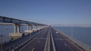 Крымский мост - строительство ж/д части, январь 2019