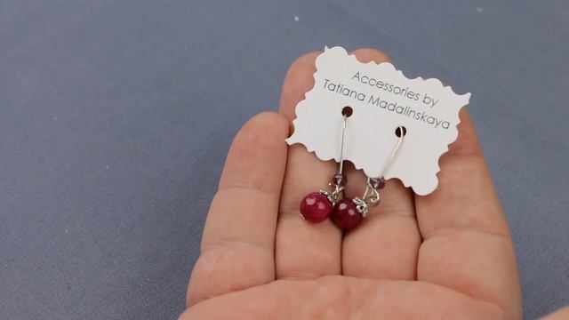 Серьги ручной работы