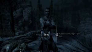 Skyrim Old ORC begging for Death