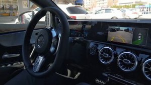 Автопарковка Mercrcedes-Benz CLA 200 #ассистент парковки
