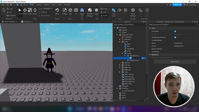 Создаём хоррор карту в Roblox часть 4.  Диалоги смотреть онлайн