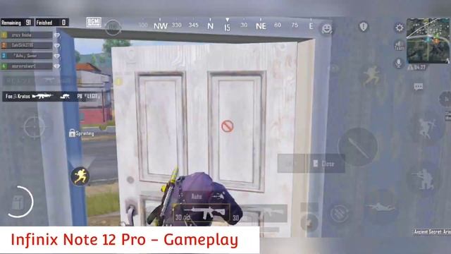 Infinix Note 12 Pro Pubg Test. MediaTek Helio G99.?