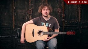 Обзор акустической гитары FLIGHT D-130