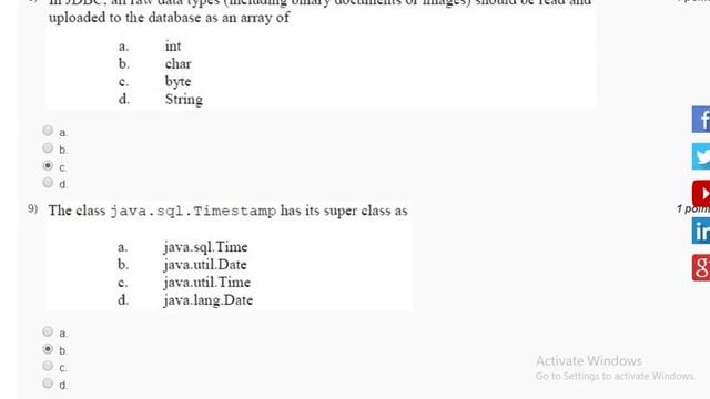 week-11 java solutions quiz nptel
