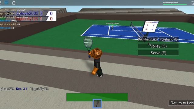 Roblox Olympics: Tennis смотреть онлайн