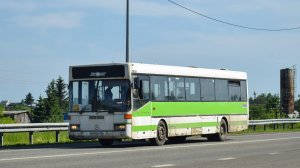 Автобус Mercedes-Benz O405 (Н 415 ХР 22). Покатушки по Барнаулу / Ride on the Mercedes-Benz O405 bus