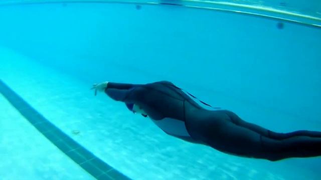 Фридайвинг Костомукша (тест моноласты 18.03.2020) смотреть онлайн