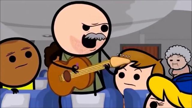 Cyanide and Happiness-The Railroad Man- LYRICS смотреть онлайн