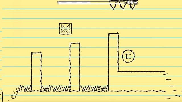 Нарисованный STEREO MADNESS Geometry Dash.mp4 смотреть онлайн