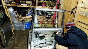 Fiat Punto 176. Стекло задней двери. Разбил - поменял.