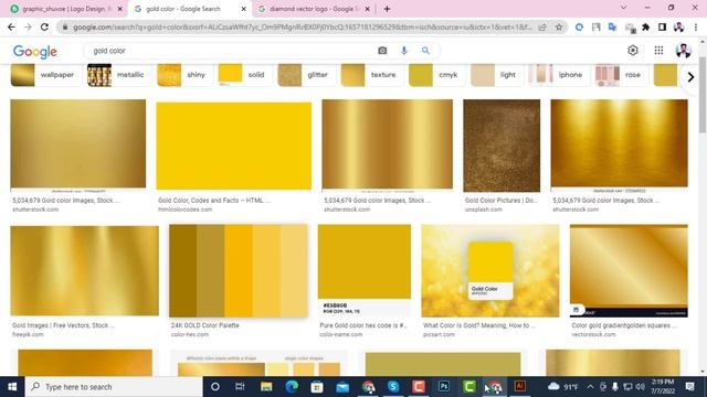 Jewelry Logo Design Illustrator || Illustrator Tutorial | Golden Logo Design #GrafixmanBD