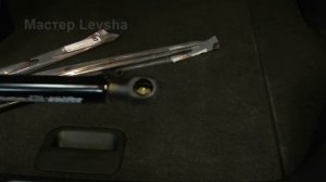 Замена газовых упоров багажника на Mitsubishi Outlander 1