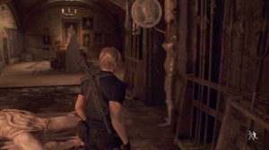 Загадка с мечами и картинами на стене Resident Evil 4 Remake