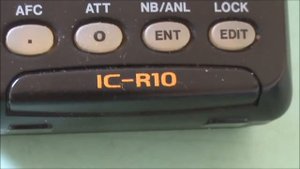Тестирую-Сканирующий приемник IC-R10 - прием.