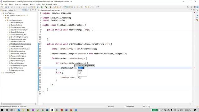 Important Java Program for Interviews Pgm 21: Find Duplicate Characters In a Given String смотреть онлайн