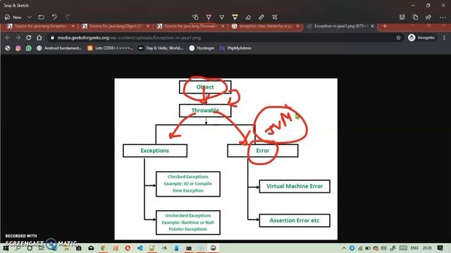 Basic Program Error types and Exception Handling in Java || Computer Wallah смотреть онлайн
