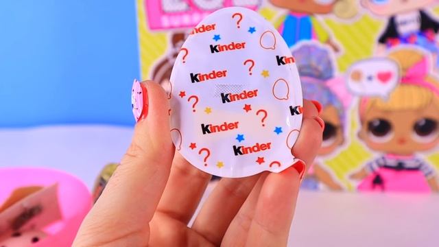 ЛОЛ НОГТИ ЧЕЛЛЕНДЖ! LOL SURPRISE NAIL CHALLENGE! KINDER SURPRISE EGGS // Май Тойс Пинк смотреть онлайн