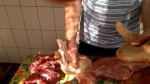 Сколько  мяса в индюке  БИГ  -  6 . Индюк ГИГАНТ #индюки #индюк15кг #весиндюка