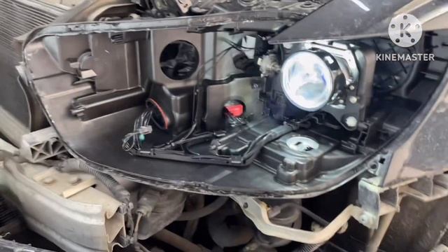 Audi A6 C7 установили BI-LED линзы .  #курск #москва #регулировкафар #biled #ретрофит #полиуретан