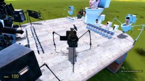 BECOMING ALL CAMERA MEN BOSSES VS SKIBIDI DOM DOM TOILETS ARMY In Garry's Mod!