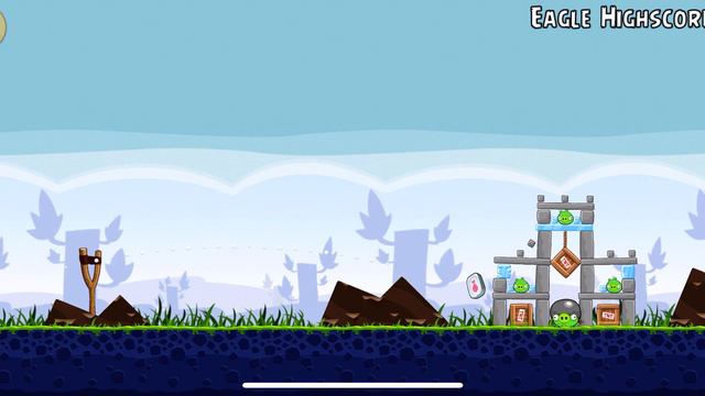 Angry Birds Classic (2009-2018 Version) Mighty Eagle Tutorial Levels 1-3 300% смотреть онлайн