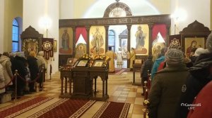 Праздничный мужской хор «Всехсвятский» собора Всех Святых в Минске. Видеозапись Богослужения.