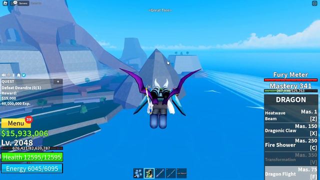 Where is Deandre in Blox Fruits | Deandre Location Great Tree смотреть онлайн