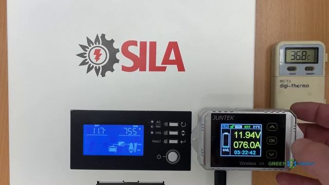 Гибридный инвертор Sila V1000M & Лиотех LT-LFP240 смотреть онлайн
