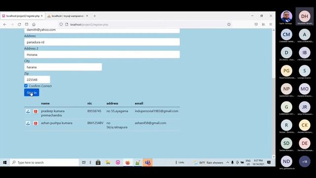 Edit mysql data using php script