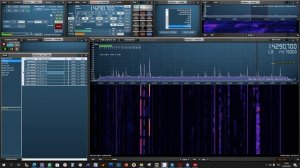 Cвалка иностранных радиолюбителей на 20 метрах Cacophony and dump radio amateurs at 20-meter band