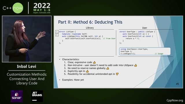 Customization Methods: Connecting User And Library Code - Inbal Levi - CppNow 2022