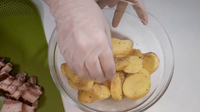 ??ТОЛЬКО САЛО И КАРТОФЕЛЬ/ ГОТОВЛЮ НА УЖИН  ПРОСТОЕ БЛЮДО/