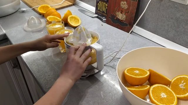 Быстрыйй и вкусный апельсиновый фреш?