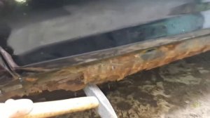 Mercedes Benz w203 переварка порогов
