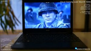 CoD WWII - Cloud Gaming on a 5 Years old Netbook