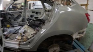 ? Замена заднего левого крыла LADA Granta ?