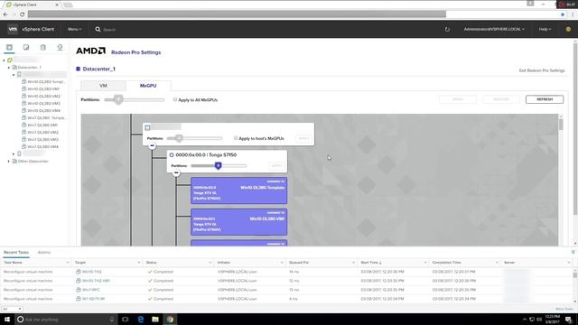 Radeon Pro Software: How-to Radeon Pro Settings for VMware vCenter