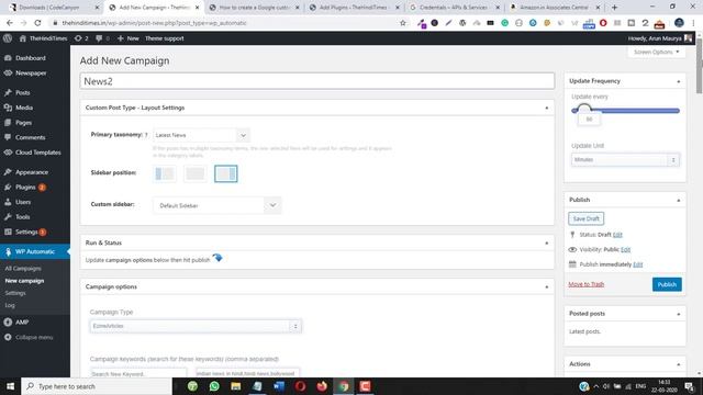 How to use wordpress automatic plugin in Hindi By Arun maurya смотреть онлайн