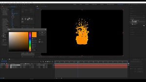 Создание и анимация огня в After Effects | Уроки After Effects