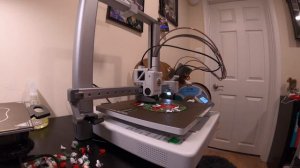 Time Lapse Bambu Lab A1 3d print multi color print