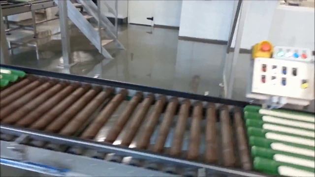 Baguette line, tray system